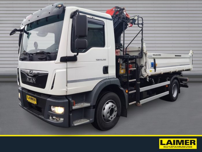 MAN TGM 15.290 4X2 Kipper/Frontkran