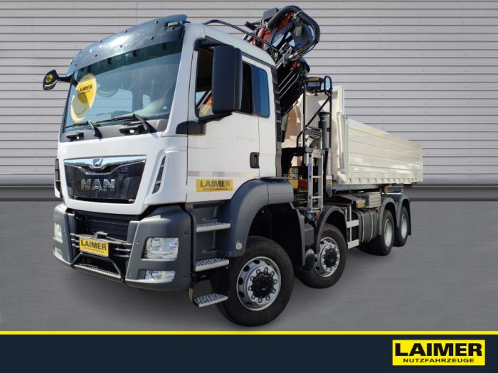 MAN TGS 35.400 8X6 BB Abrollkipper/Kran – Bild 3