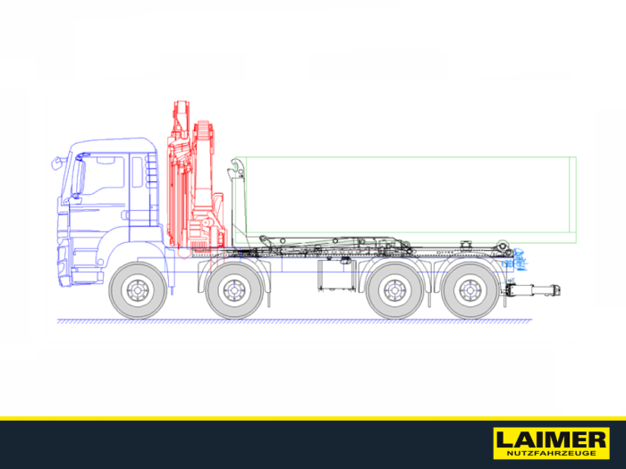 MAN TGS 35.440 8X6 Abrollkipper/Frontkran