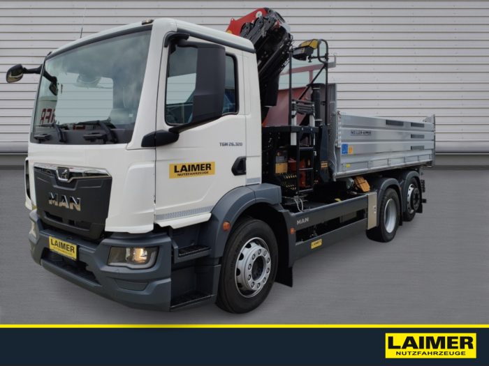 MAN TGM 26.320 6x2-4 BL CH Kipper/Frontkran – Bild 2