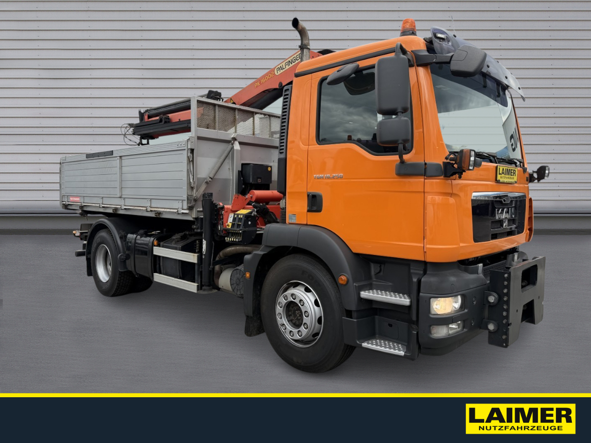 MAN TGM 18.250 4X2 BL Kipper/Frontkran – Bild 2