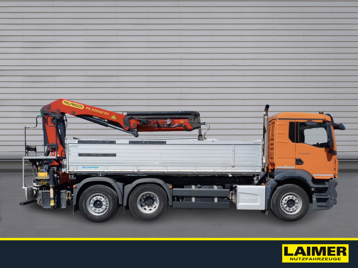 MAN TGS 26.360 6x2-4 LL CH Kipper/Heckkran – Bild 7