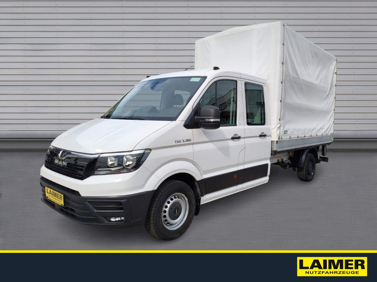 MAN TGE 3.180 4X2F DOKA Pritsche/Plane